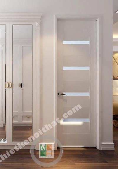  Cửa gỗ công nghiệp hiện đại tại biệt thự SPLENDORA Bắc An Khánh